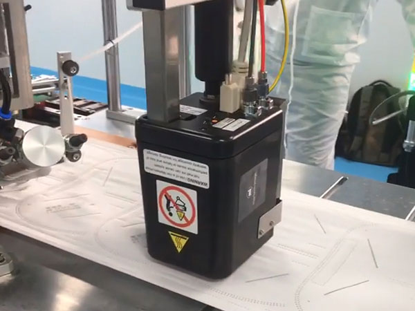 Application of mask coding machine