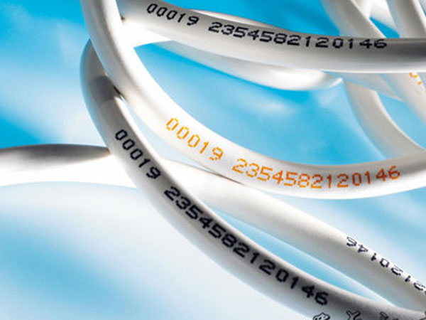 Color Inkjet Coder applied in the cable industry